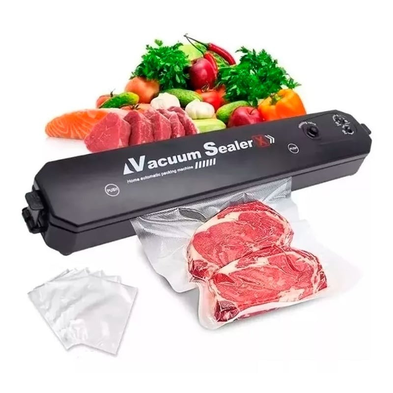 Selladora al Vacío Vacuum Sealer (Incluye Rollo 5 metros bolsa)