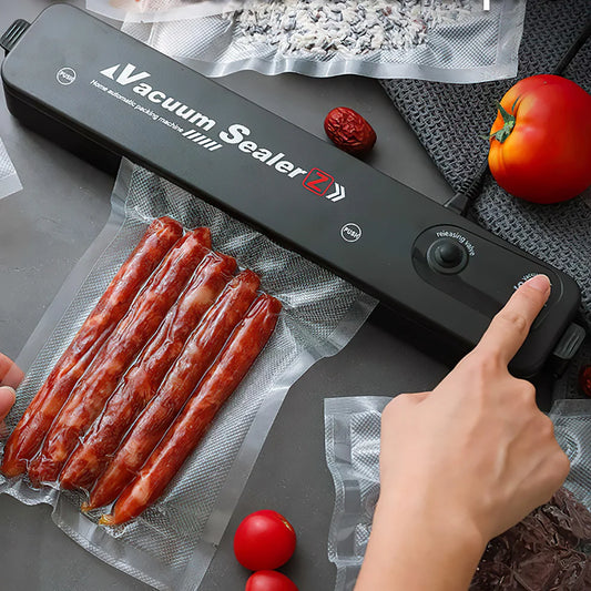 Selladora al Vacío Vacuum Sealer (Incluye Rollo 5 metros bolsa)