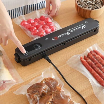 Selladora al Vacío Vacuum Sealer (Incluye Rollo 5 metros bolsa)