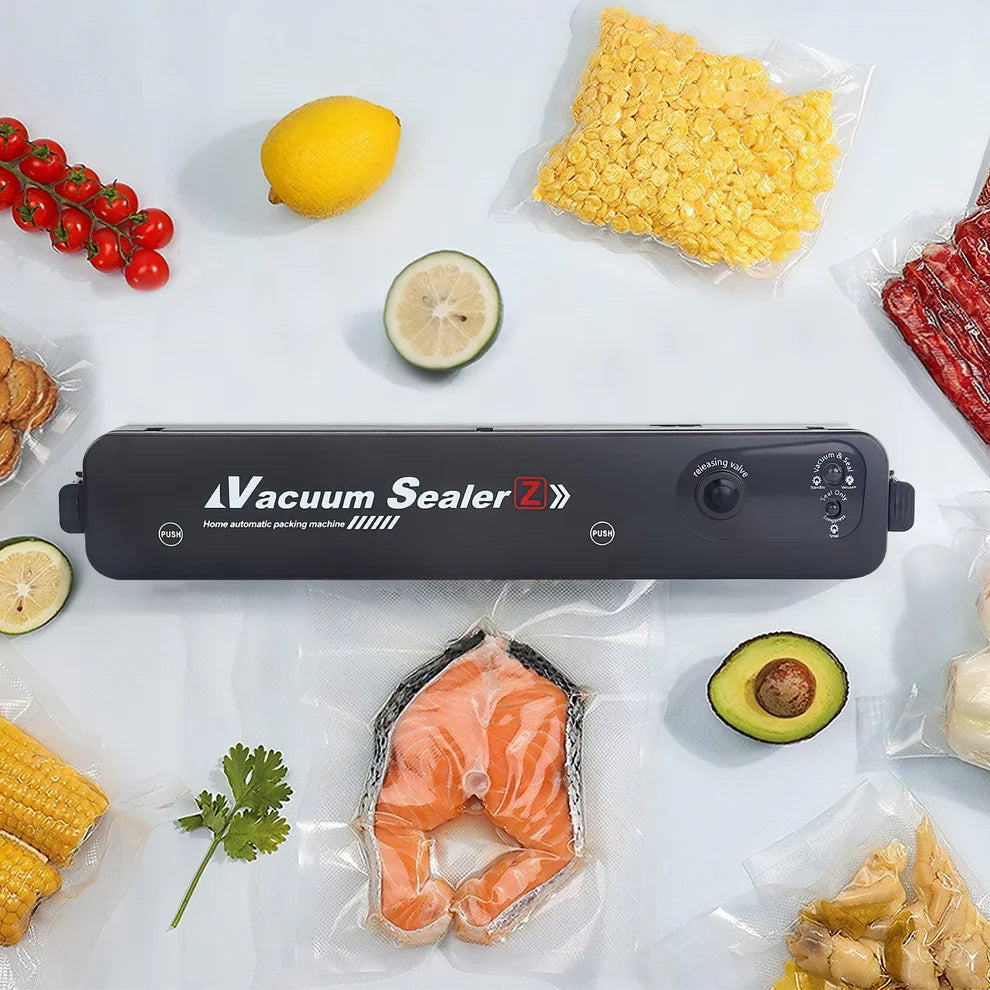 Selladora al Vacío Vacuum Sealer (Incluye Rollo 5 metros bolsa)